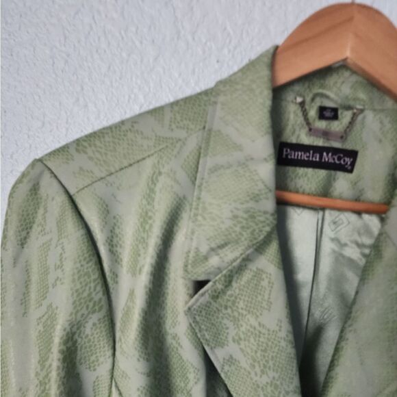 Pamela McCoy sneak print blazer sport jacket contemporary new with tags - Picture 4 of 16